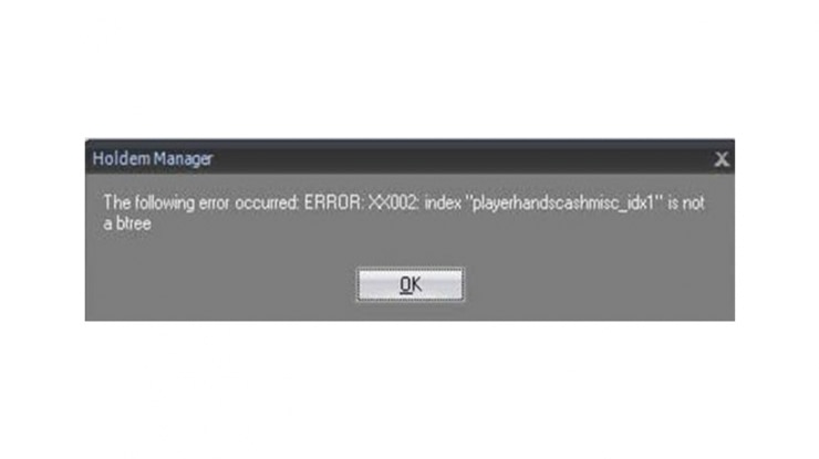 holdem manager 2 cannot connect to postgresql database