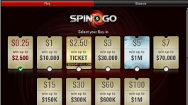 В Spin&Go на PokerStars вновь разыгрываются миллионы долларов