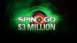 Spin & Go с джекпотом $3.000.000 появились на PokerStars